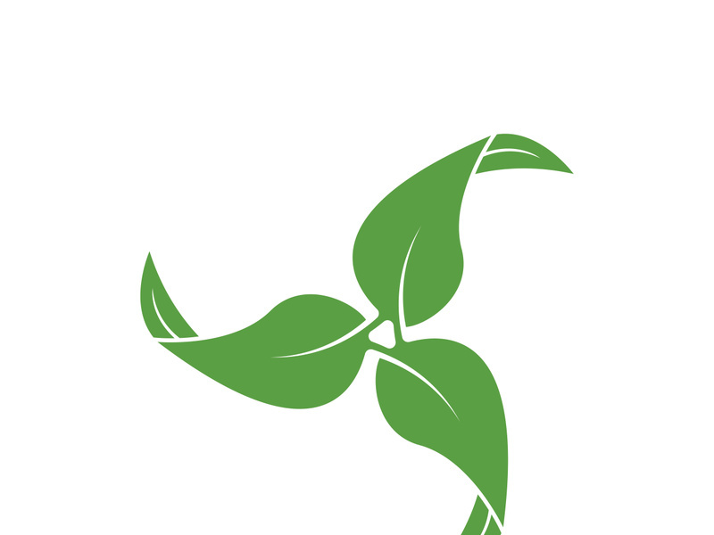 Green tree leaf nature logo images illustration design
