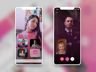 Zoom Video Call Chat Mobile App Redesign