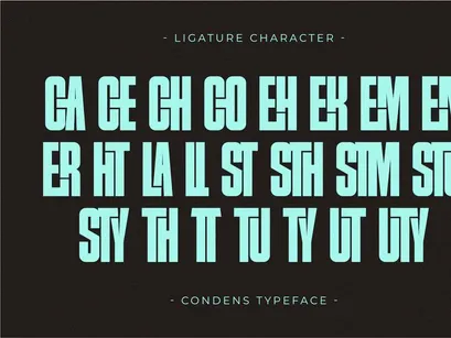 Condens - Condensed Sans Serif Font
