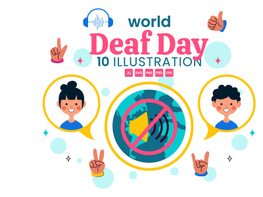 10 World Day of the Deaf Illustration preview picture