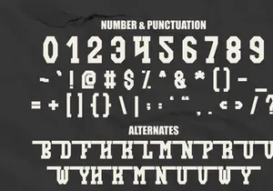Funky Modern - Vintage Slab Serif