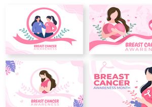17 Breast Cancer Awareness Month Illustration