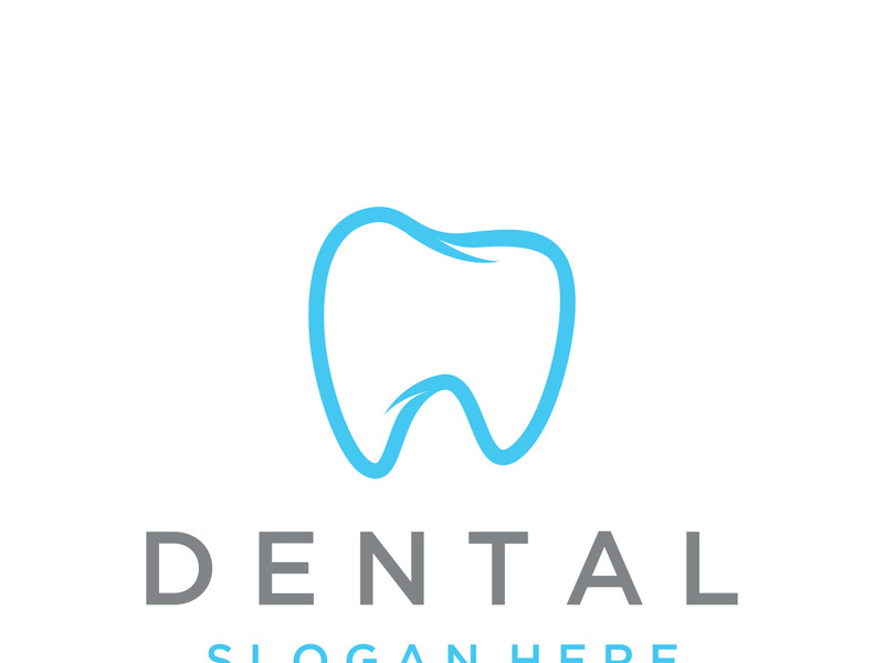 Dental abstract logo. Dental Health, dental care and dental clinic. Logo for health, dentist and clinic.