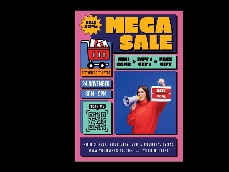 Mega Sale Flyer