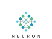 Neuron logo or nerve cell logo design,molecule logo illustration template icon with vector concept