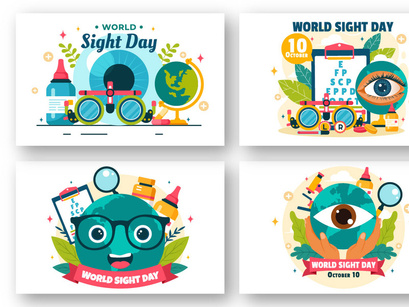 12 World Sight Day Illustration