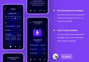 Electric Vehicles Charging App Design