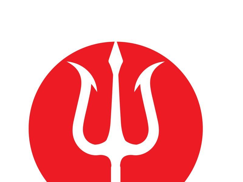 Mystic Trident Emblem Of Power magic trisula