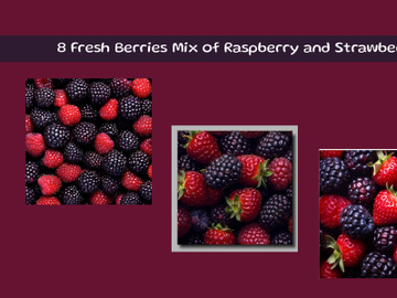 Fresh Berries Mix of Raspberry and Strawberry preview picture