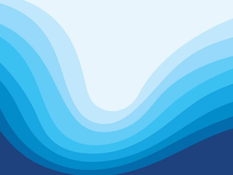 Wave blue water wallpaper background vector