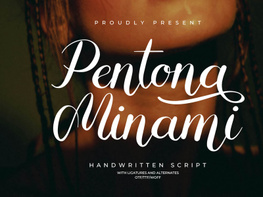 Pentona Minami | Handwritten Script preview picture