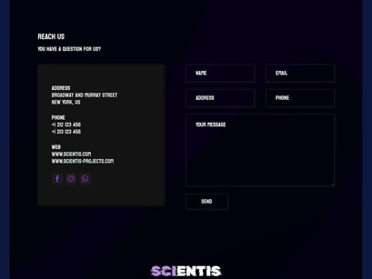 Scientis - Research & Science - HTML Web Template