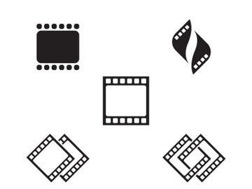 Abstract film icon illustration preview picture