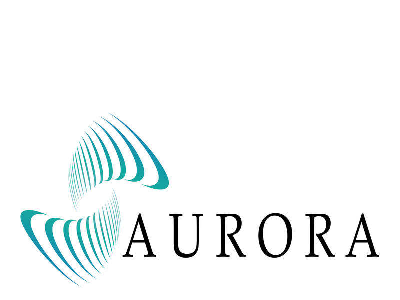 aurora logo design icon illustration vector template