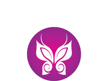 Beauty butterfly vector icon design