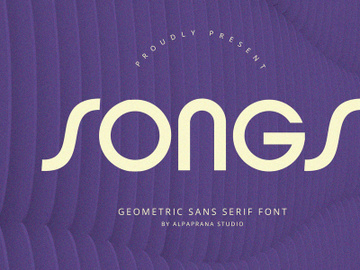 Songs - Sans Serif Font preview picture