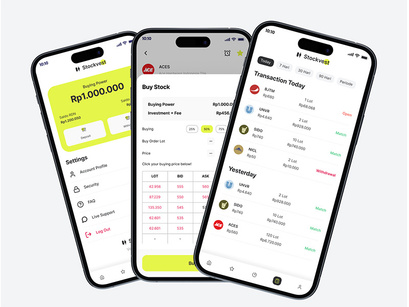 Stock App Mobile UI Kit