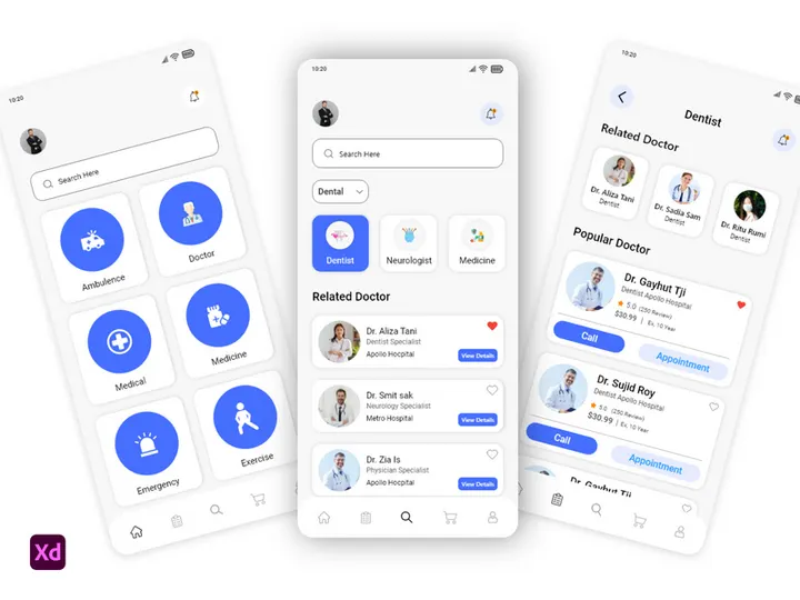 Doctor Appointment Mobile app