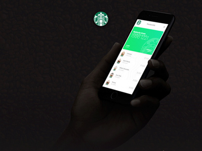 Starbucks: Sketch iOS app design concept