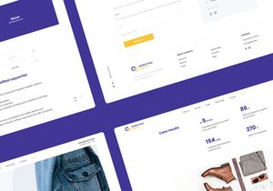 Web UI kit for Marketing or IT agency