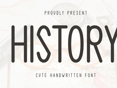 History - Cute Handwritten Font