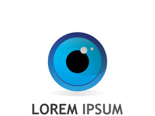 Eye logo with modern concept.