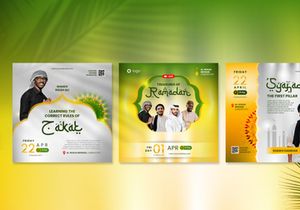 Ramadan Webinar Event Social Media Post template
