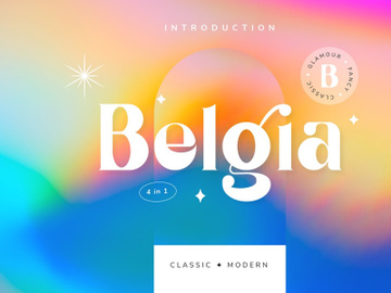 Belgia Modern Classic Font preview picture