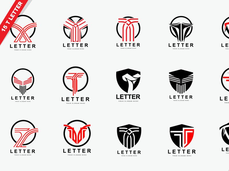 T Letter Logo, Modern Letter Style Vector, Design Suitable For Product Brands With T Letter