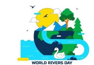 10 World Rivers Day Illustration