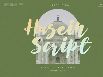 Husein Script | Handwritten Ramadan Font preview picture