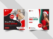Christmas Sale Social Media Post Template Ver-1
