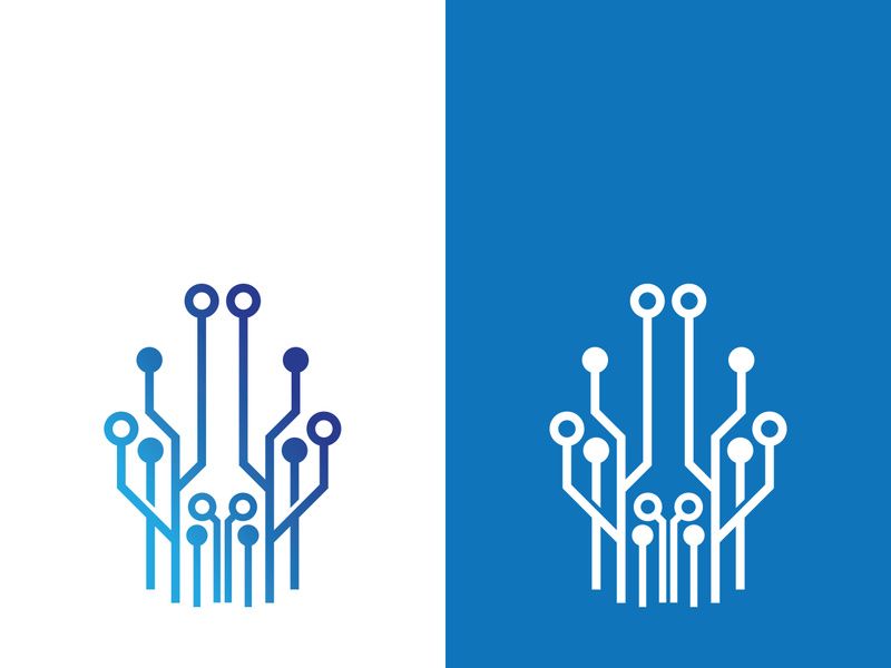 Technology logo images illustration design template