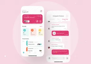 Education – App für kollaborative Prüfungsvorbereitung [Figma]