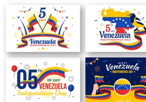 13 Venezuela Independence Day Illustration