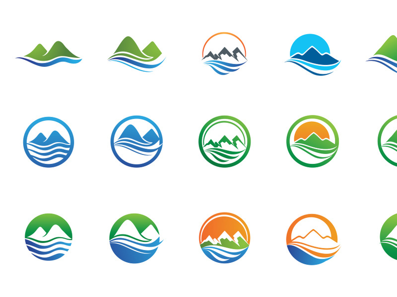 Landscape Mountain Logo Nature