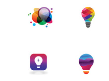 light bulb symbol vector design illustration