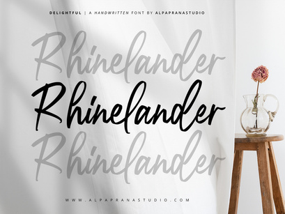 Delightful - Handwritten Font