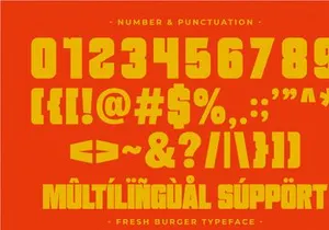 Fresh Burger - Modern Display Font
