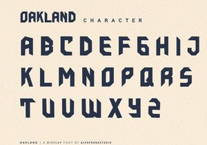 Oakland - Display Font