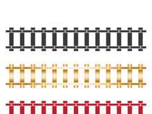 Train way icon vector for designer