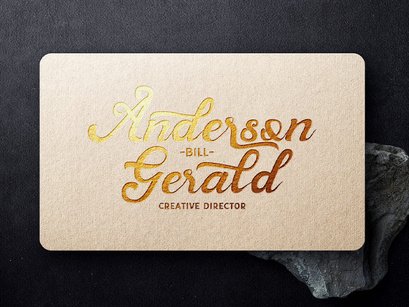 Andy Tusvah - Bold Script Font