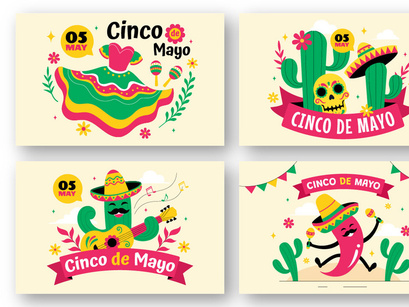 9 Cinco de Mayo Celebration Illustration