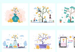 22 Money Investment Flat Design