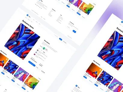 Item Details Page 3 IN 1 UI KIT