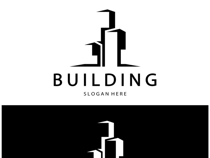 Building logo vector illustration design,Real Estate logo template, Logo symbol icon