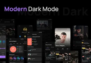 Modern Fitness App UI Design Kit