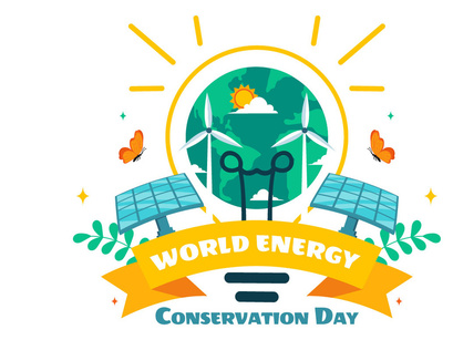 11 World Energy Conservation Day Illustration