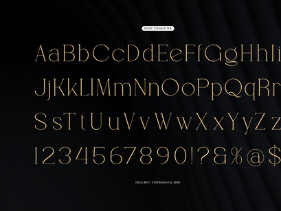 Deck Rift | Experimental Serif