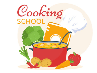 11 Cooking School Illustration